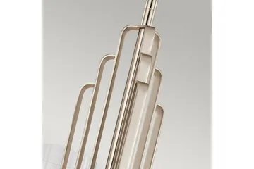 Lysekrone Kichler Kimrose 374x459 mm, Poleret Nikkel - 374x459 mm, Poleret Nikkel - Belysning - Lamper & indendørsbelysning - Loftlampe - Lysekroner
