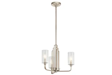 Lysekrone Kichler Kimrose 374x459 mm, Poleret Nikkel