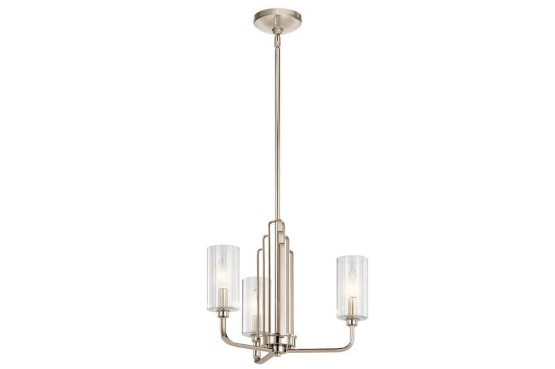 Lysekrone Kichler Kimrose 374x459 mm, Poleret Nikkel - 374x459 mm, Poleret Nikkel - Belysning - Lamper & indendørsbelysning - Loftlampe - Lysekroner