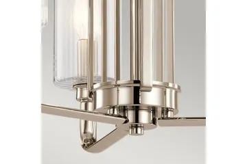 Lysekrone Kichler Kimrose 374x459 mm, Poleret Nikkel - 374x459 mm, Poleret Nikkel - Belysning - Lamper & indendørsbelysning - Loftlampe - Lysekroner