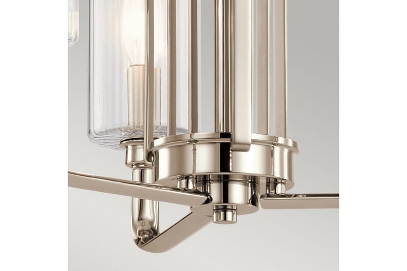 Lysekrone Kichler Kimrose 374x459 mm, Poleret Nikkel - 374x459 mm, Poleret Nikkel - Belysning - Lamper & indendørsbelysning - Loftlampe - Lysekroner