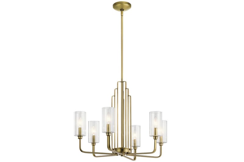 Lysekrone Kichler Kimrose 526x686 mm, Børstet Naturlig Messing - 526x686 mm, Børstet Naturlig Messing - Belysning - Lamper & indendørsbelysning - Loftlampe - Lysekroner