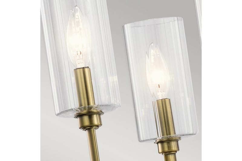 Lysekrone Kichler Kimrose 526x686 mm, Børstet Naturlig Messing - 526x686 mm, Børstet Naturlig Messing - Belysning - Lamper & indendørsbelysning - Loftlampe - Lysekroner