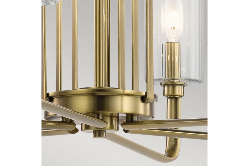 Lysekrone Kichler Kimrose 526x686 mm, Børstet Naturlig Messing - 526x686 mm, Børstet Naturlig Messing - Belysning - Lamper & indendørsbelysning - Loftlampe - Lysekroner