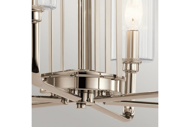 Lysekrone Kichler Kimrose 526x686 mm, Poleret Nikkel - 526x686 mm, Poleret Nikkel - Belysning - Lamper & indendørsbelysning - Loftlampe - Lysekroner
