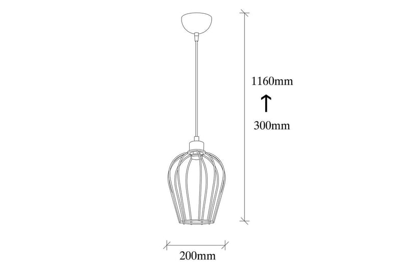 Lysekrone Majrulali Black Enkelt stik - Enkelt stik - Belysning - Lamper & indendørsbelysning - Loftlampe - Pendellamper & hængelamper