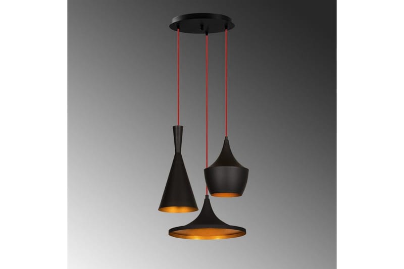 Lysekrone Mangol Sæt Sort / Rany - Guld/Sort - Belysning - Lamper & indendørsbelysning - Loftlampe - Pendellamper & hængelamper