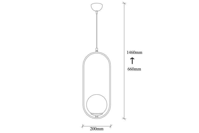 Lysekrone Ranpalt Sort / Hvid - Sort/Hvid - Belysning - Lamper & indendørsbelysning - Loftlampe - Pendellamper & hængelamper