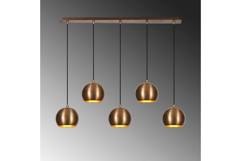 Lysekrone Rantesh Fem Vintage - Guld - Belysning - Lamper & indendørsbelysning - Loftlampe - Pendellamper & hængelamper