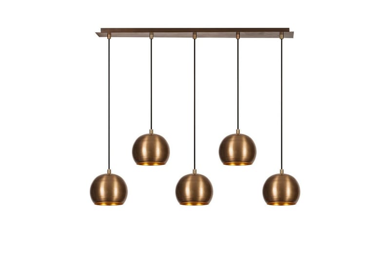 Lysekrone Rantesh Fem Vintage - Guld - Belysning - Lamper & indendørsbelysning - Loftlampe - Pendellamper & hængelamper