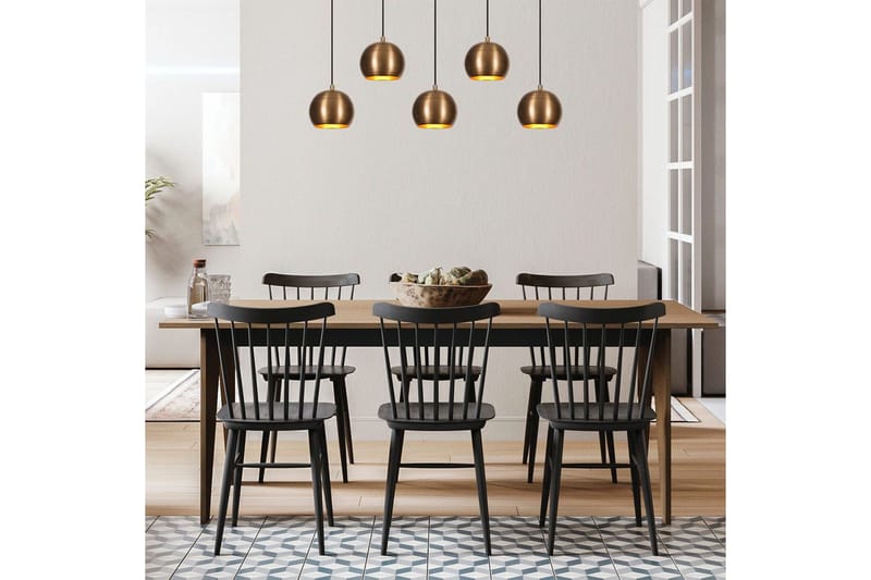 Lysekrone Rantesh Fem Vintage - Guld - Belysning - Lamper & indendørsbelysning - Loftlampe - Pendellamper & hængelamper
