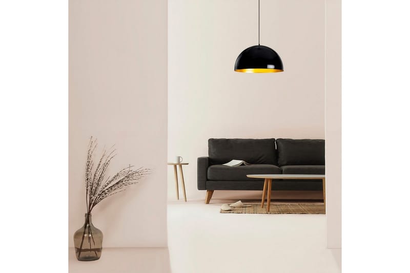 Lysekrone Rantesh Sort - 50 x 50 cm - Belysning - Lamper & indendørsbelysning - Loftlampe - Pendellamper & hængelamper