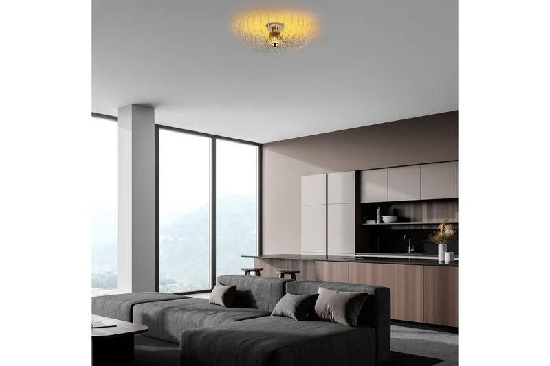 Lysekrone Sadorte Rany - 56 x 56 x 16 cm - Belysning - Lamper & indendørsbelysning - Loftlampe - Plafond