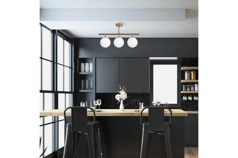 Lysekrone Sone Vintage Horizontal - Kobber - Belysning - Lamper & indendørsbelysning - Loftlampe - Pendellamper & hængelamper