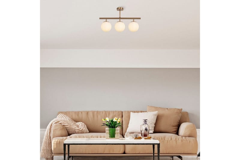 Lysekrone Sone Vintage Horizontal - Kobber - Belysning - Lamper & indendørsbelysning - Loftlampe - Pendellamper & hængelamper