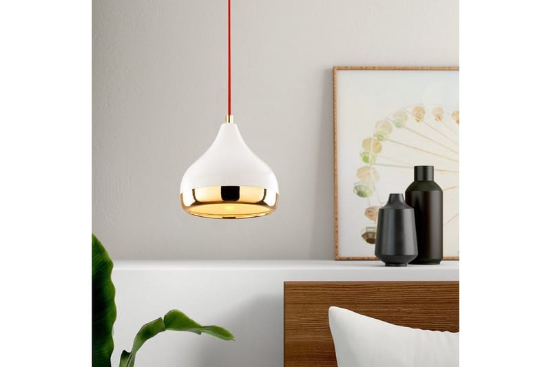 Lysekrone Sood Single Hvid / Rød / Rany - Hvid / Rød / Rany - Belysning - Lamper & indendørsbelysning - Loftlampe - Pendellamper & hængelamper