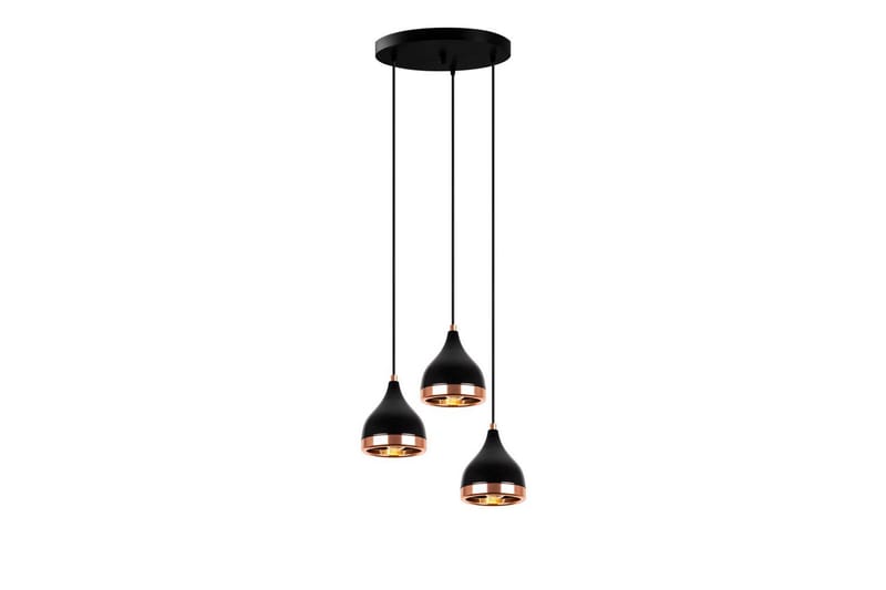 Lysekrone Soodne Sort / Kobber - Kobber/Sort - Belysning - Lamper & indendørsbelysning - Loftlampe - Pendellamper & hængelamper