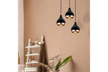 Lysekrone Soodne Sort / Kobber - Kobber/Sort - Belysning - Lamper & indendørsbelysning - Loftlampe - Pendellamper & hængelamper