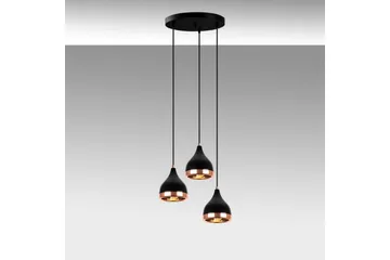 Lysekrone Soodne Sort / Kobber - Kobber/Sort - Belysning - Lamper & indendørsbelysning - Loftlampe - Pendellamper & hængelamper