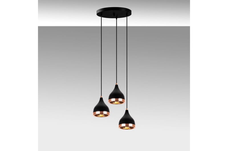 Lysekrone Soodne Sort / Kobber - Kobber/Sort - Belysning - Lamper & indendørsbelysning - Loftlampe - Pendellamper & hængelamper