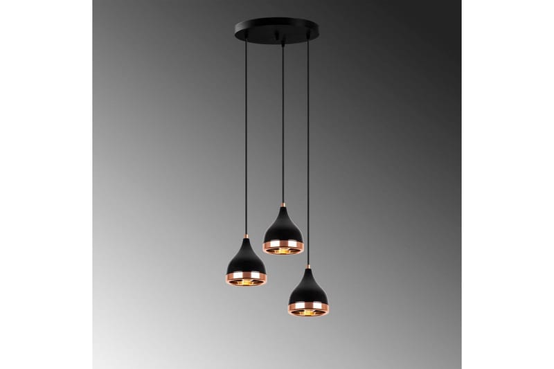 Lysekrone Soodne Sort / Kobber - Kobber/Sort - Belysning - Lamper & indendørsbelysning - Loftlampe - Pendellamper & hængelamper