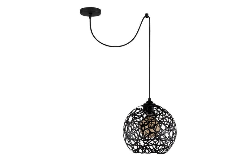 Lysekrone Sourab Sort - Sort - Belysning - Lamper & indendørsbelysning - Loftlampe - Pendellamper & hængelamper
