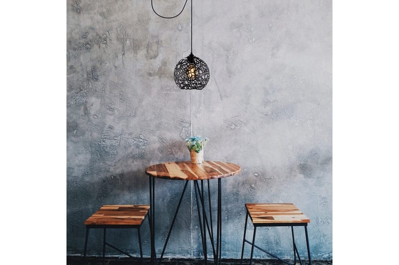 Lysekrone Sourab Sort - Sort - Belysning - Lamper & indendørsbelysning - Loftlampe - Pendellamper & hængelamper