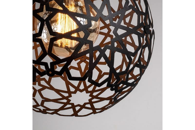 Lysekrone Sourab Sort - Sort - Belysning - Lamper & indendørsbelysning - Loftlampe - Pendellamper & hængelamper