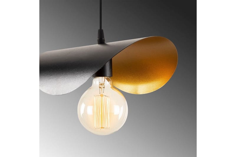 Lysekrone Sugana Kurvet Sort / Rany - Sort / Rany - Belysning - Lamper & indendørsbelysning - Loftlampe - Pendellamper & hængelamper