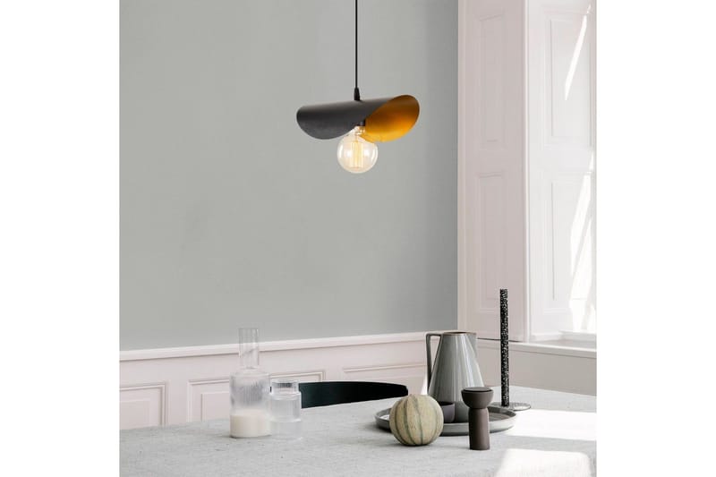 Lysekrone Sugana Kurvet Sort / Rany - Sort / Rany - Belysning - Lamper & indendørsbelysning - Loftlampe - Pendellamper & hængelamper
