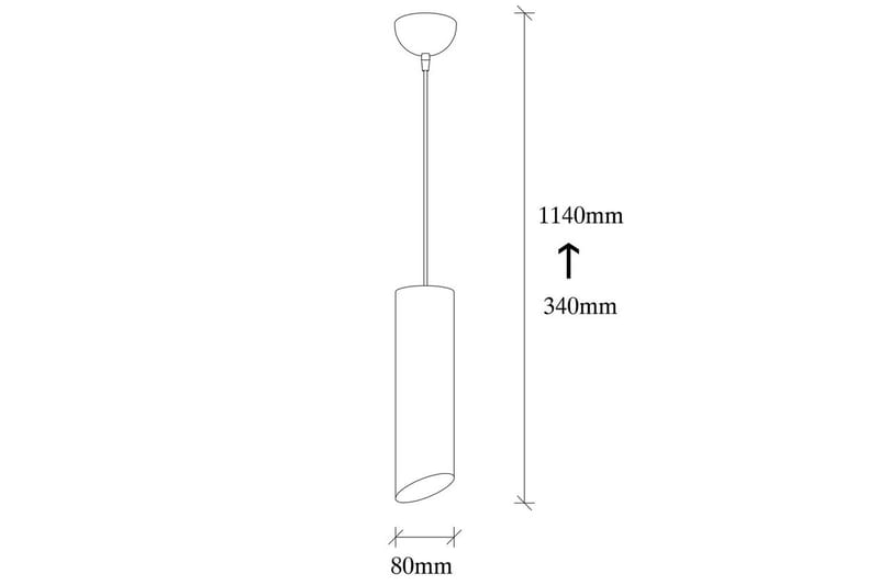 Lysekrone Sugana Sort / Gul - Sort/Gul - Belysning - Lamper & indendørsbelysning - Loftlampe - Pendellamper & hængelamper