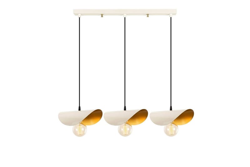 Lysekrone Sugana Tre Hvid / Rany - Guld/Hvid - Belysning - Lamper & indendørsbelysning - Loftlampe - Pendellamper & hængelamper