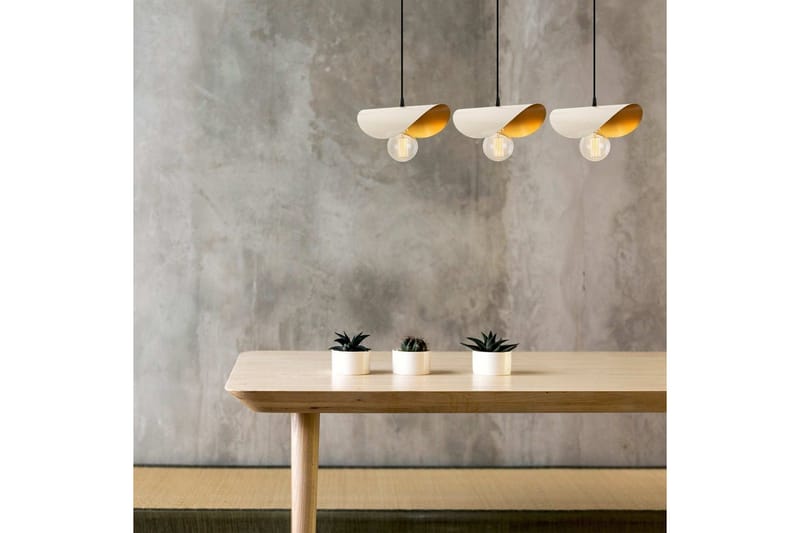 Lysekrone Sugana Tre Hvid / Rany - Guld/Hvid - Belysning - Lamper & indendørsbelysning - Loftlampe - Pendellamper & hængelamper