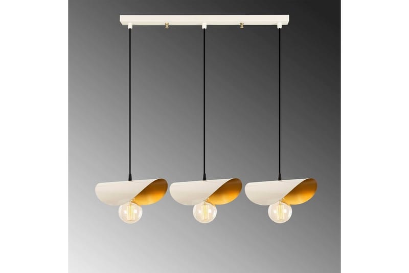 Lysekrone Sugana Tre Hvid / Rany - Guld/Hvid - Belysning - Lamper & indendørsbelysning - Loftlampe - Pendellamper & hængelamper