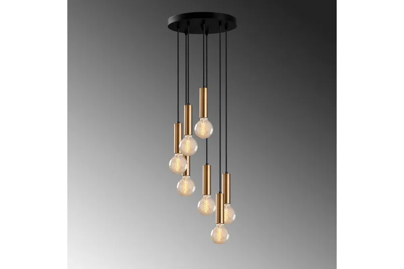 Lysekrone Tembra Seven Vintage - Guld - Belysning - Lamper & indendørsbelysning - Loftlampe - Pendellamper & hængelamper