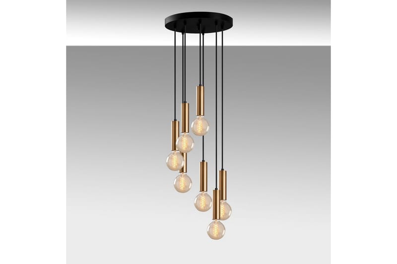 Lysekrone Tembra Seven Vintage - Guld - Belysning - Lamper & indendørsbelysning - Loftlampe - Pendellamper & hængelamper