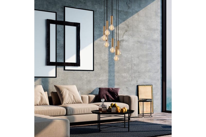Lysekrone Tembra Seven Vintage - Guld - Belysning - Lamper & indendørsbelysning - Loftlampe - Pendellamper & hængelamper