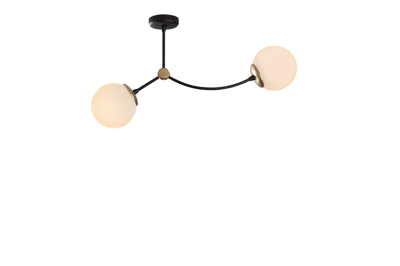 Lysekrone Yenda Hvid / Sort, Sort/Hvid