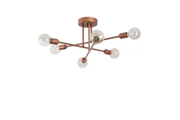 Lysekrone Pareek Kobber - Kobber - Belysning - Lamper & indendørsbelysning - Loftlampe - Plafond