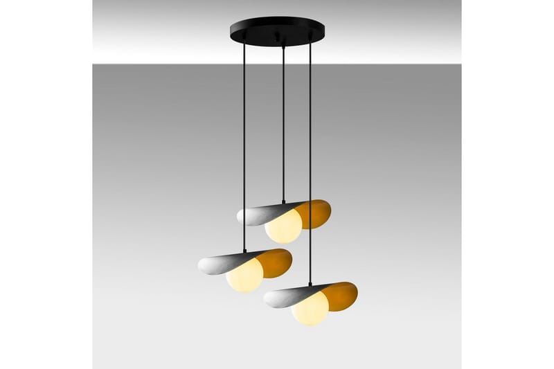 Lysekrone Pelyn Sort Tre Sokkel - Sort - Belysning - Lamper & indendørsbelysning - Loftlampe - Pendellamper & hængelamper