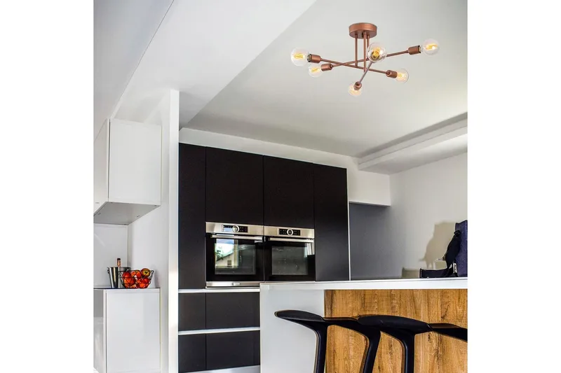 Lysekrone Pareek Kobber - Kobber - Belysning - Lamper & indendørsbelysning - Loftlampe - Plafond