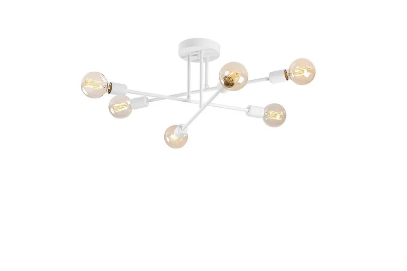 Lysekrone Pareek Kobber, Hvid