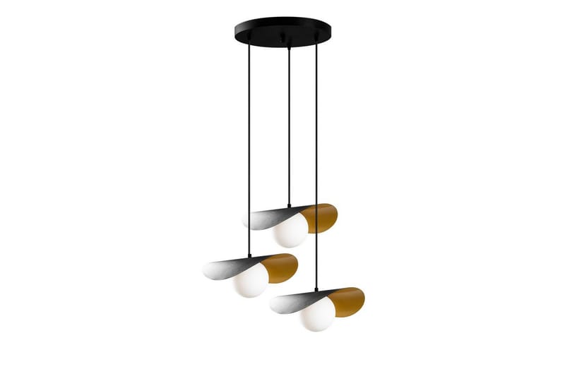 Lysekrone Pelyn Sort Tre Sokkel - Sort - Belysning - Lamper & indendørsbelysning - Loftlampe - Pendellamper & hængelamper