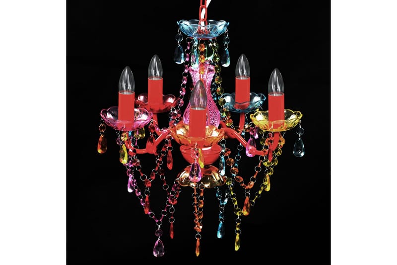 Chandelier Flerfarvet - Flerfarvet - Belysning - Lamper & indendørsbelysning - Loftlampe - Lysekroner