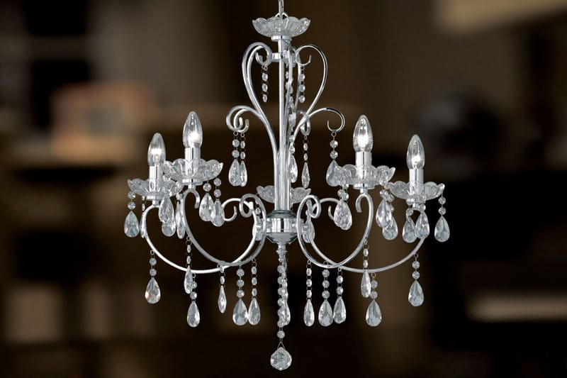 Charlyn Lysekrone 60 cm - Krom - Belysning - Lamper & indendørsbelysning - Loftlampe - Lysekroner