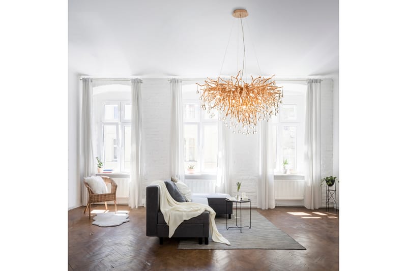 ICICLE lysekrone, antik messing - Belysning - Lamper & indendørsbelysning - Loftlampe - Lysekroner