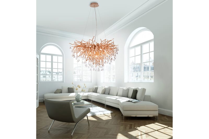 ICICLE lysekrone, antik messing - Belysning - Lamper & indendørsbelysning - Loftlampe - Lysekroner