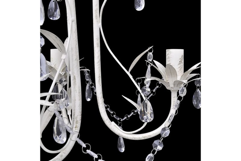 krystallysekroner 4 stk. elegant hvid - Belysning - Lamper & indendørsbelysning - Loftlampe - Lysekroner