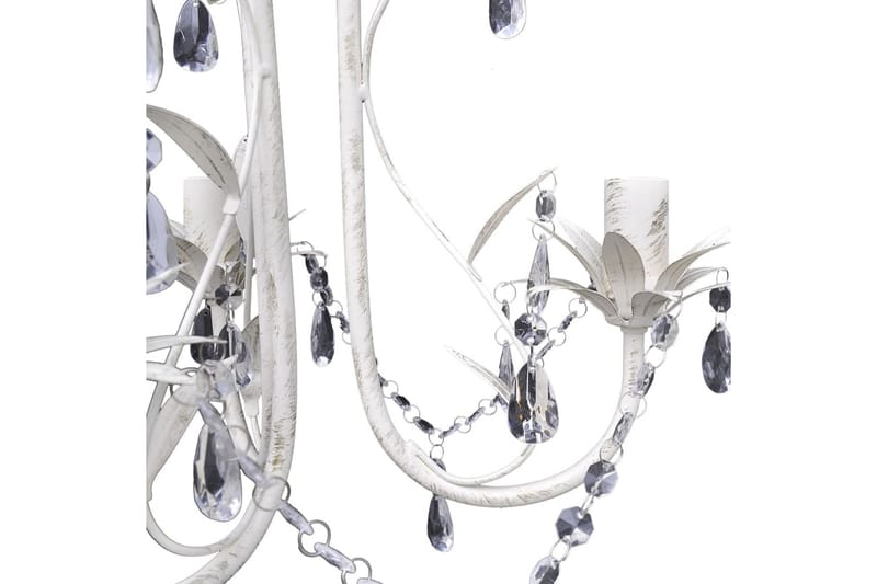 krystallysekroner 4 stk. elegant hvid - Belysning - Lamper & indendørsbelysning - Loftlampe - Lysekroner