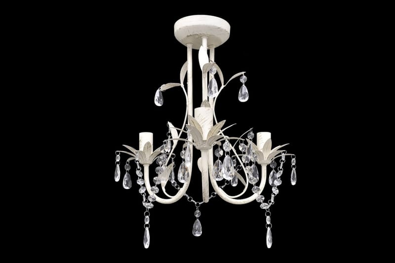 krystallysekroner 4 stk. elegant hvid - Belysning - Lamper & indendørsbelysning - Loftlampe - Lysekroner